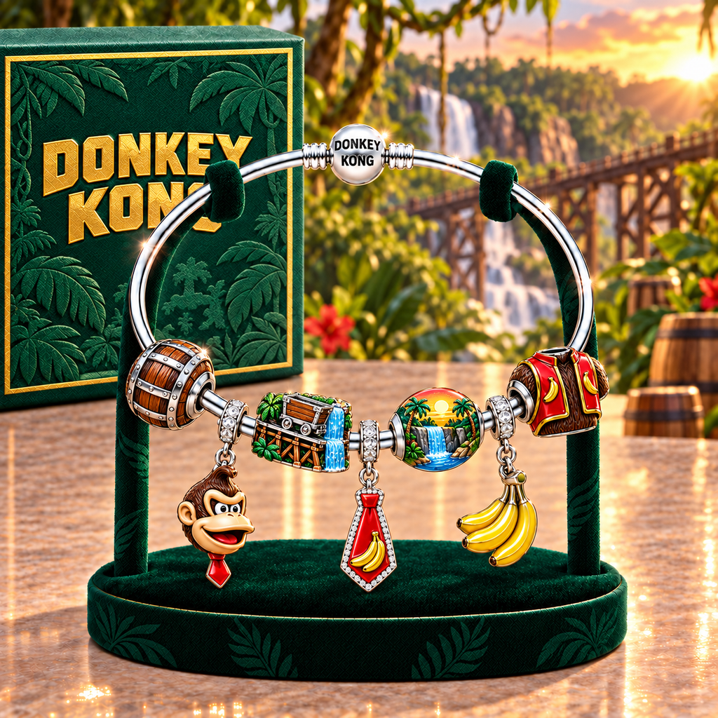 KONG Silver Charm Bracelet Set TMH