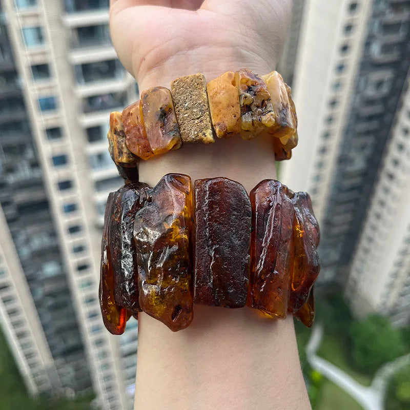 New Amber Bracelet&Bangle for Unisex Gogerous Gift 100% Natural Genuine Bead Factory Baltic Stone Europe Unique Jewelry Supplier