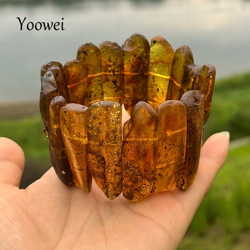 New Amber Bracelet&Bangle for Unisex Gogerous Gift 100% Natural Genuine Bead Factory Baltic Stone Europe Unique Jewelry Supplier